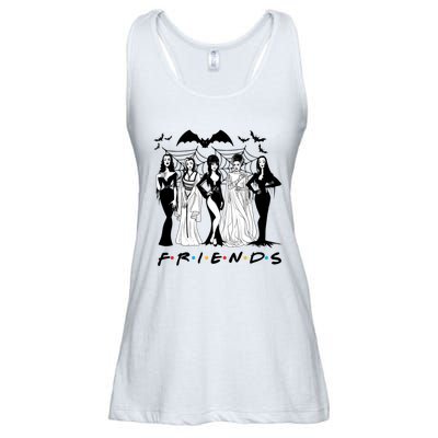 Halloween Friends Squad Goals Horror Squad Queens Ladies Essential Flowy Tank