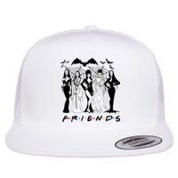 Halloween Friends Squad Goals Horror Squad Queens Flat Bill Trucker Hat