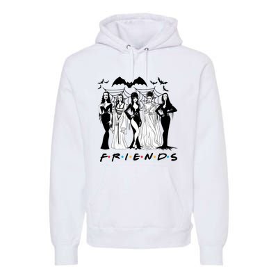 Halloween Friends Squad Goals Horror Squad Queens Premium Hoodie