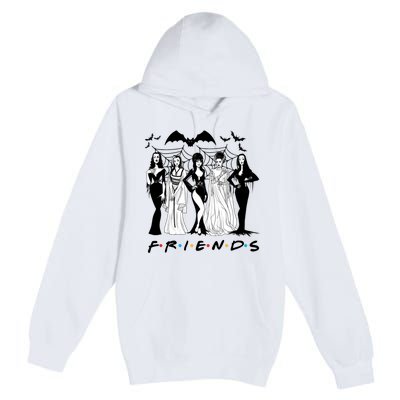 Halloween Friends Squad Goals Horror Squad Queens Premium Pullover Hoodie