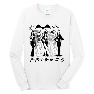 Halloween Friends Squad Goals Horror Squad Queens Tall Long Sleeve T-Shirt