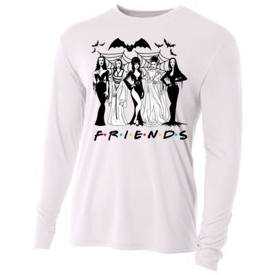 Halloween Friends Squad Goals Horror Squad Queens Cooling Performance Long Sleeve Crew