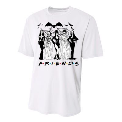 Halloween Friends Squad Goals Horror Squad Queens Performance Sprint T-Shirt