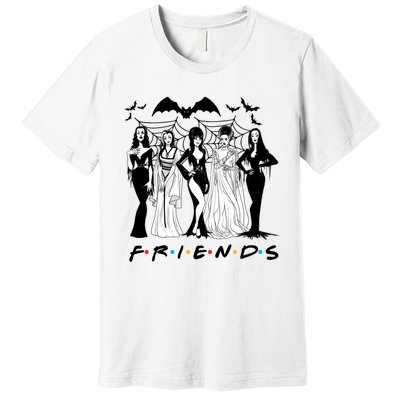 Halloween Friends Squad Goals Horror Squad Queens Premium T-Shirt