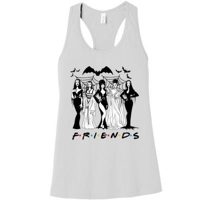 Halloween Friends Squad Goals Horror Squad Queens Women's Racerback Tank