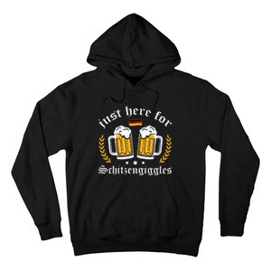 Here for Schitzengiggles Oktoberfest Group Bachelor Party Hoodie