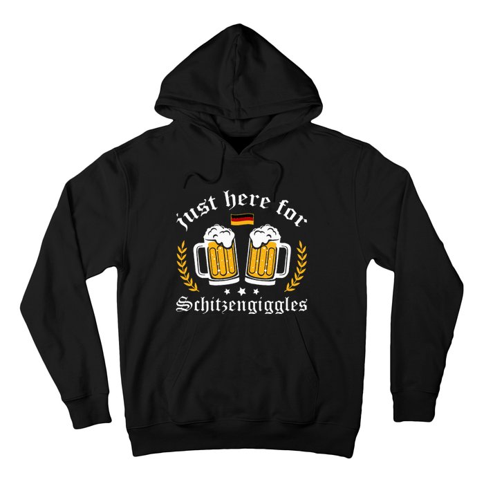 Here for Schitzengiggles Oktoberfest Group Bachelor Party Hoodie