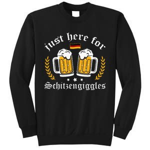 Here for Schitzengiggles Oktoberfest Group Bachelor Party Sweatshirt