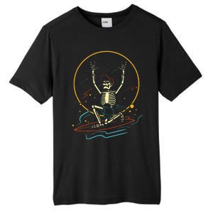 Halloween Funny Skeleton Surfing Rad Surfer Tall Fusion ChromaSoft Performance T-Shirt