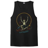 Halloween Funny Skeleton Surfing Rad Surfer PosiCharge Competitor Tank