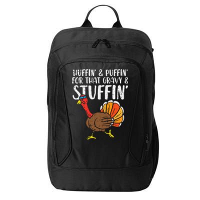 Huffin For Stuffin Running Turkey City Backpack