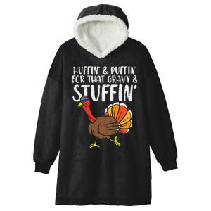 Huffin For Stuffin Running Turkey Hooded Wearable Blanket