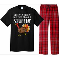 Huffin For Stuffin Running Turkey Pajama Set