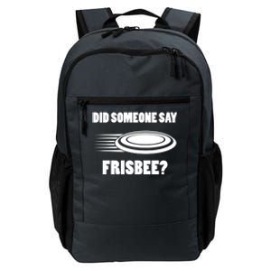 Hobby Fun Sports Player Frisbee Gift Daily Commute Backpack