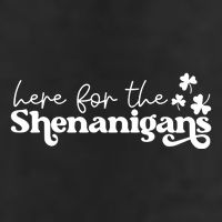 Here For Shenanigans Lucky Shamrock St Patricks Day Trucker Hat