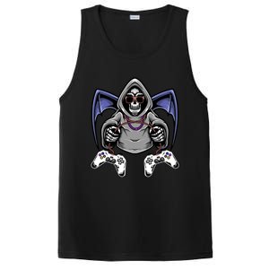 Halloween Funny Scary Skeleton Gamer Costume Cool Gift PosiCharge Competitor Tank