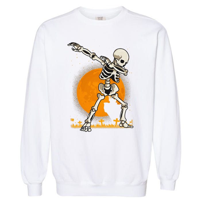 Halloween Fordabbing Skeleton Costume Garment-Dyed Sweatshirt