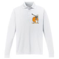 Halloween Fordabbing Skeleton Costume Performance Long Sleeve Polo