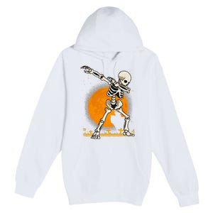 Halloween Fordabbing Skeleton Costume Premium Pullover Hoodie