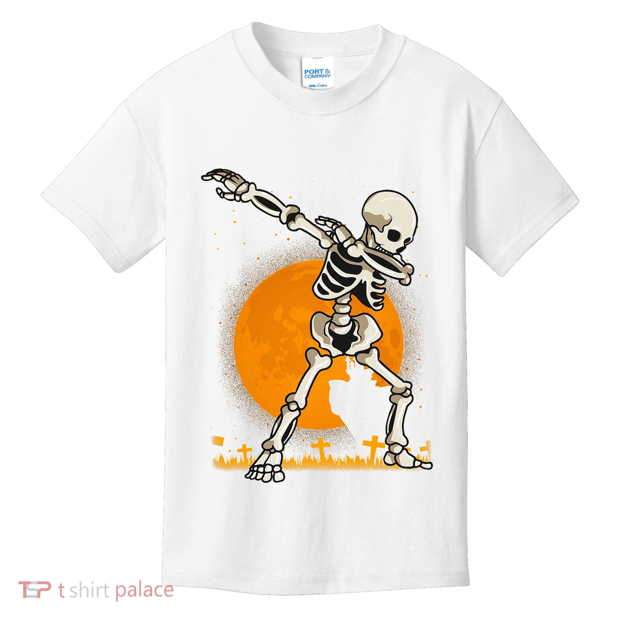 Halloween Fordabbing Skeleton Costume Kids T-Shirt