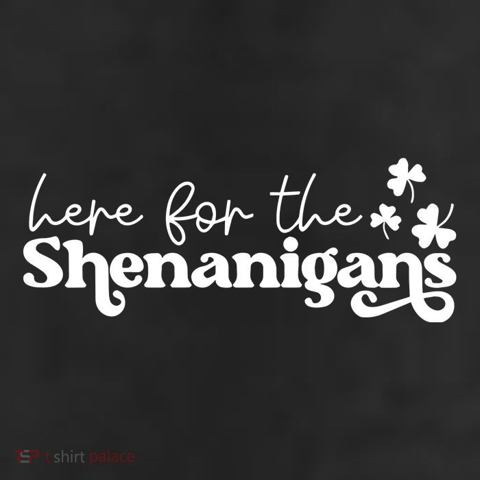 Here For Shenanigans 11oz C Handle Ceramic Mug