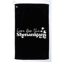Here For Shenanigans Golf Towel