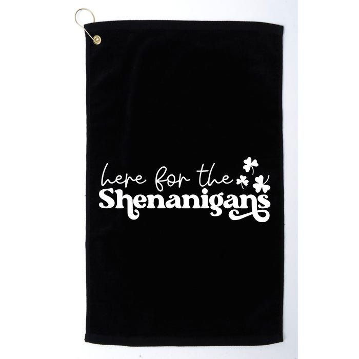 Here For Shenanigans Golf Towel
