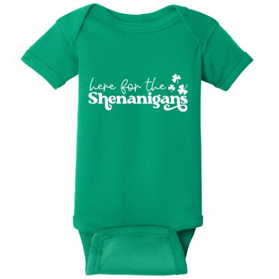 Here For Shenanigans Baby Bodysuit