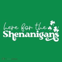 Here For Shenanigans Women's V-Neck T-Shirt
