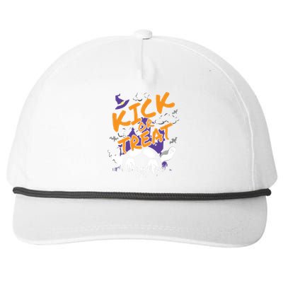 Halloween For Soccer Players With A Soccer Ball Snapback Five-Panel Rope Hat