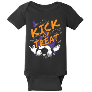 Halloween For Soccer Players With A Soccer Ball Baby Bodysuit