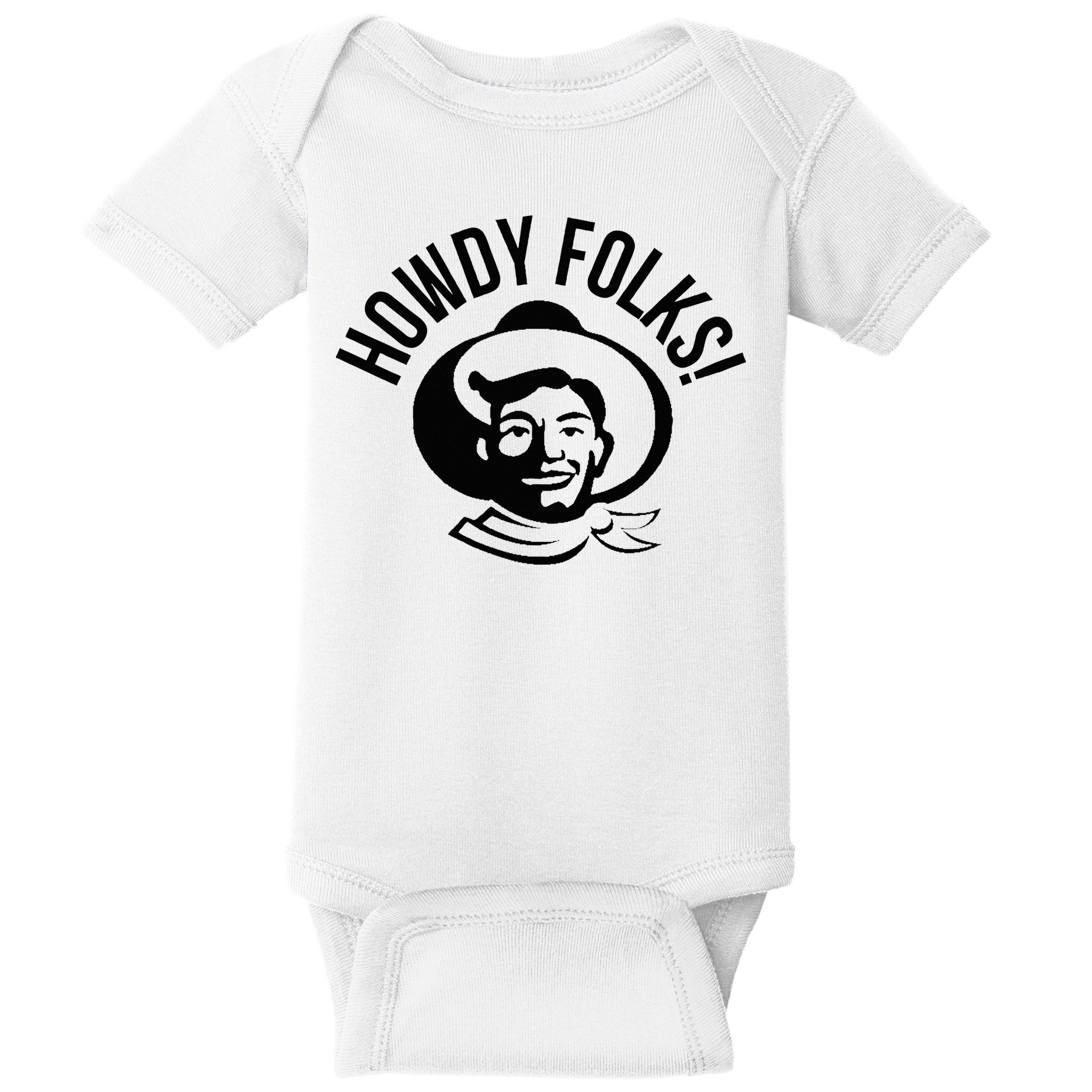 Howdy Folks State Fair Texas Cowboy Baby Bodysuit