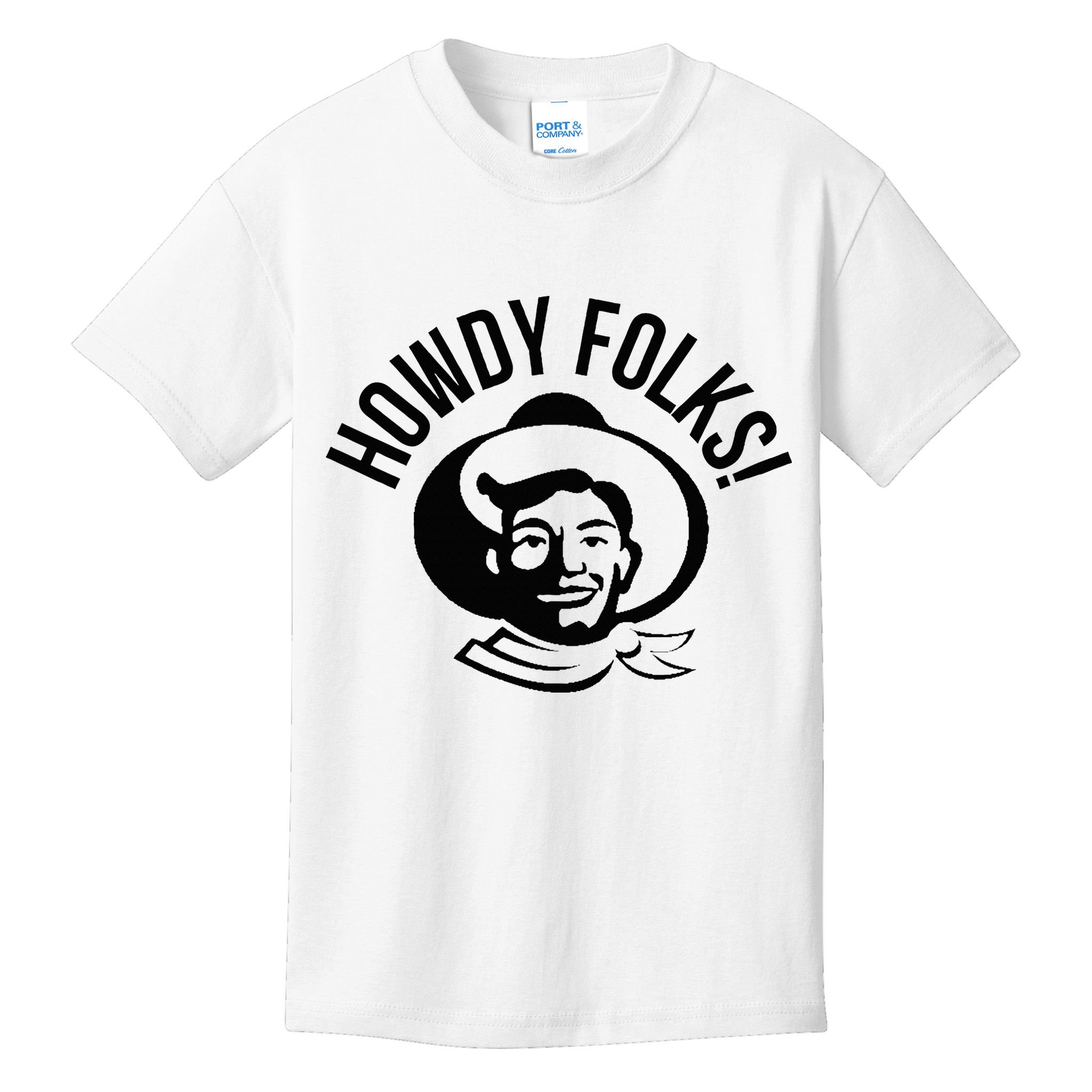 Howdy Folks State Fair Texas Cowboy Kids T-Shirt