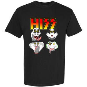 Hiss Funny Snake Lover Rock And Roll Band Gift Idea Garment-Dyed Heavyweight T-Shirt