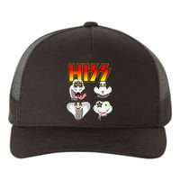 Hiss Funny Snake Lover Rock And Roll Band Gift Idea Yupoong Adult 5-Panel Trucker Hat