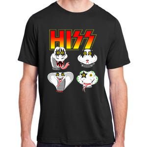 Hiss Funny Snake Lover Rock And Roll Band Gift Idea Adult ChromaSoft Performance T-Shirt