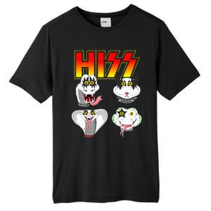 Hiss Funny Snake Lover Rock And Roll Band Gift Idea Tall Fusion ChromaSoft Performance T-Shirt