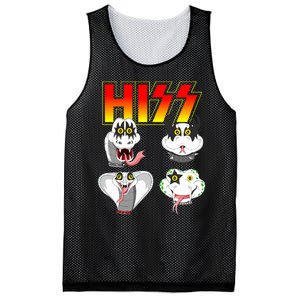 Hiss Funny Snake Lover Rock And Roll Band Gift Idea Mesh Reversible Basketball Jersey Tank