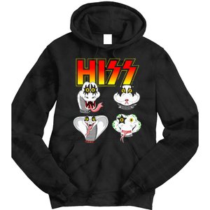 Hiss Funny Snake Lover Rock And Roll Band Gift Idea Tie Dye Hoodie