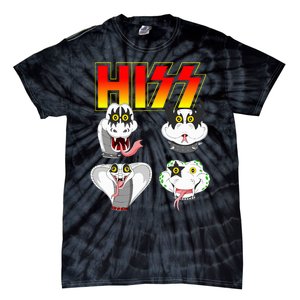 Hiss Funny Snake Lover Rock And Roll Band Gift Idea Tie-Dye T-Shirt