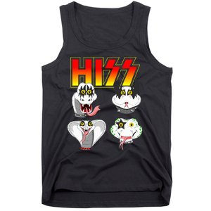 Hiss Funny Snake Lover Rock And Roll Band Gift Idea Tank Top