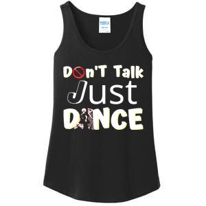 Humorous Funny Sarcastic Dancers Who Just Want To Dance Ladies Essential Tank