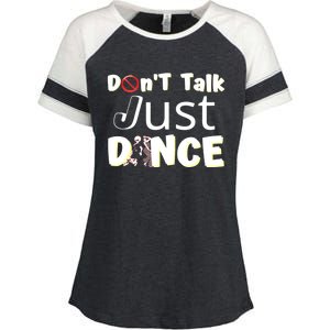 Humorous Funny Sarcastic Dancers Who Just Want To Dance Enza Ladies Jersey Colorblock Tee