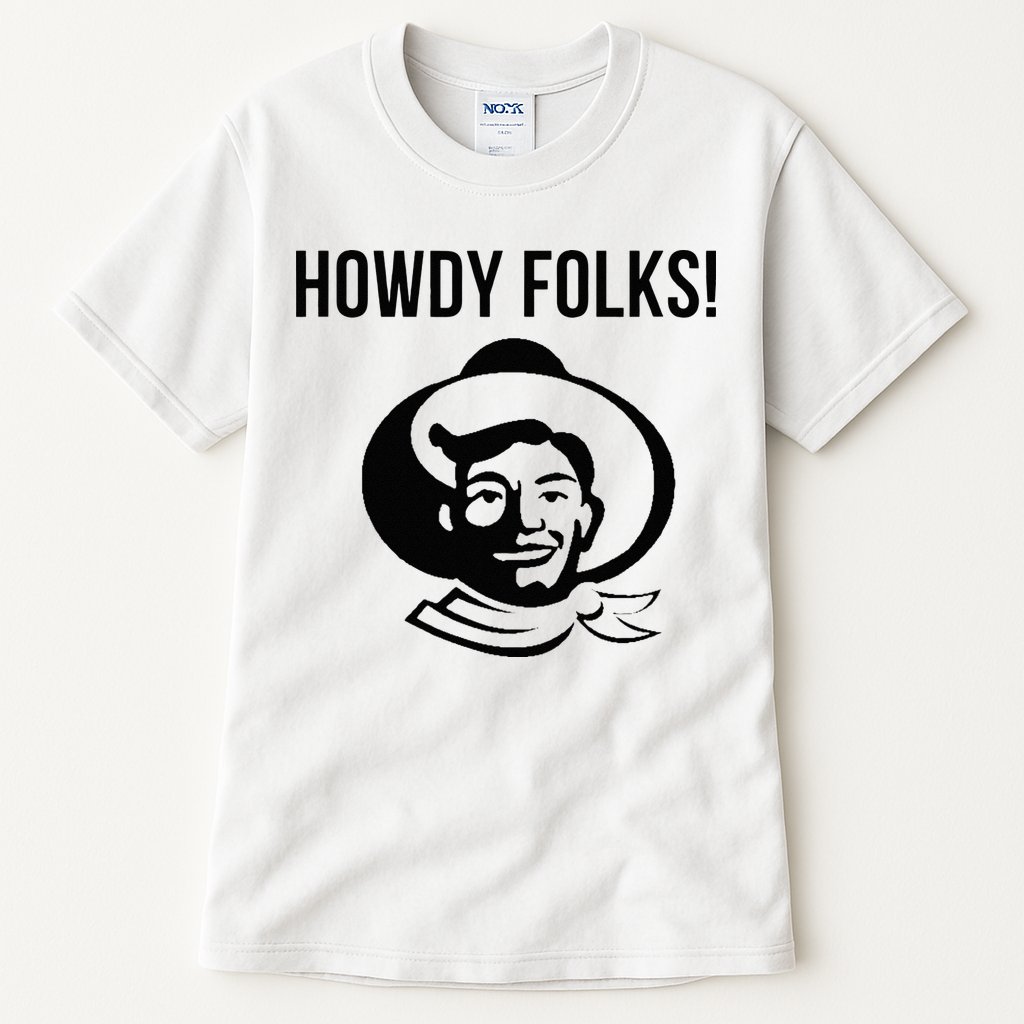 Howdy Folks State Fair Texas Cow 2021 Tall T-Shirt