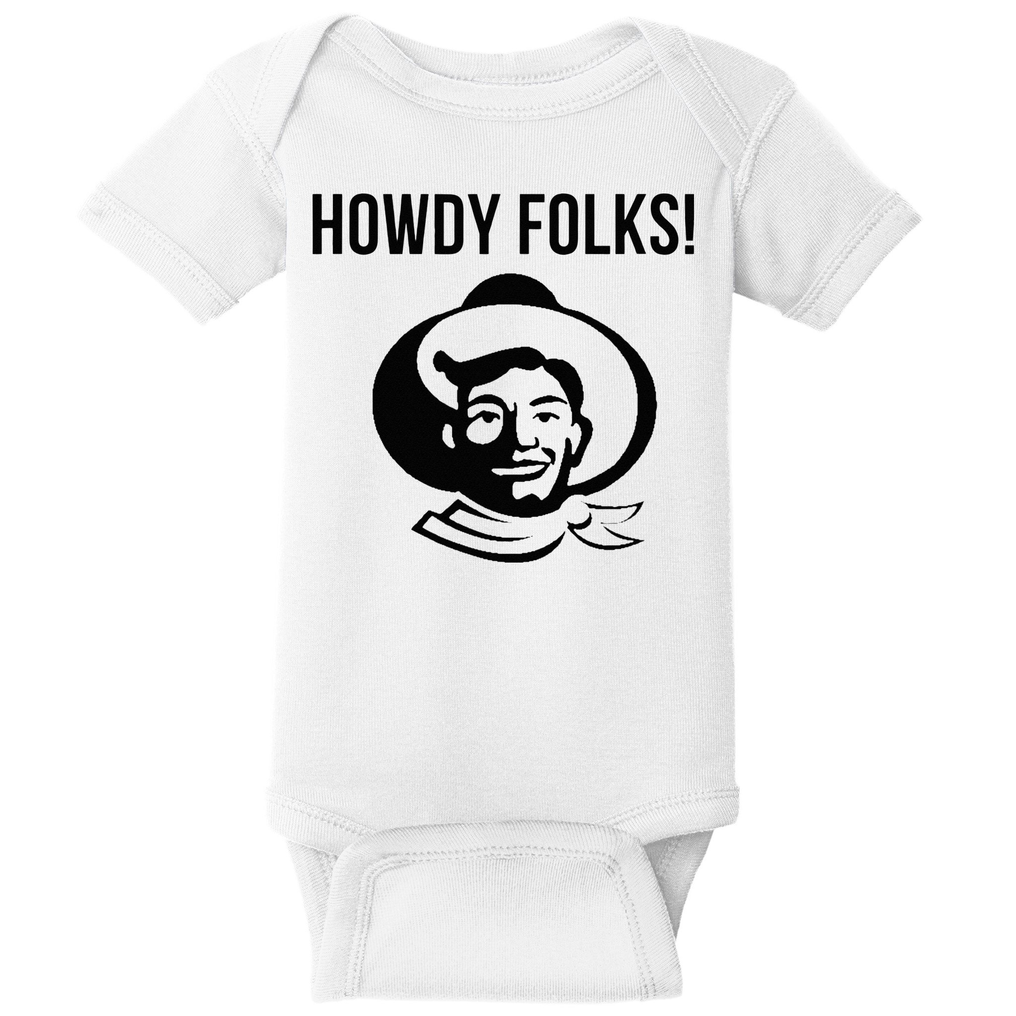 Howdy Folks State Fair Texas Cow 2021 Baby Bodysuit