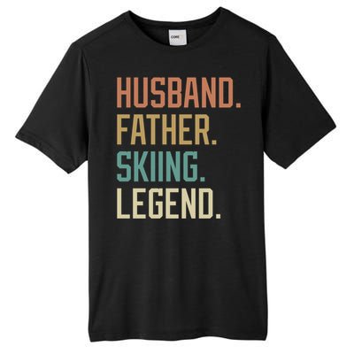 Husband Father Skiing Legend Fathers Day Birthday Meaningful Gift Tall Fusion ChromaSoft Performance T-Shirt