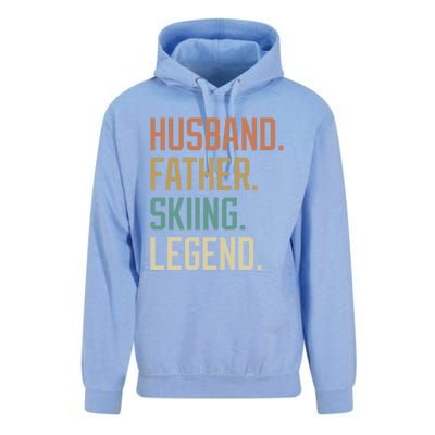 Husband Father Skiing Legend Fathers Day Birthday Meaningful Gift Unisex Surf Hoodie