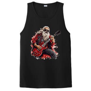 Happy festive Season for Motorcycle Santa and Guitar Lovers PosiCharge Competitor Tank