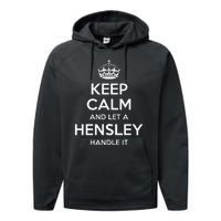 Hensley Funny Surname Family Tree Birthday Reunion Gift Idea Performance Fleece Hoodie