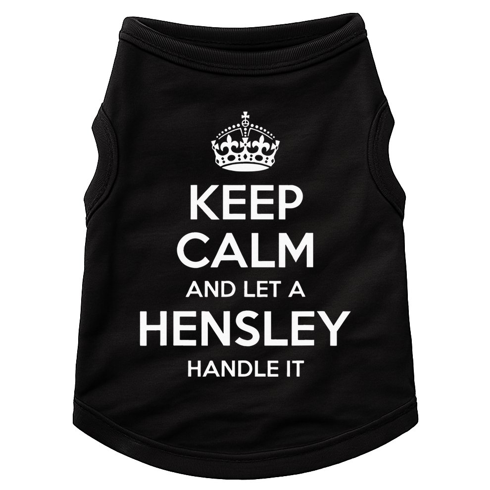 Hensley Funny Surname Family Tree Birthday Reunion Gift Idea Doggie Tank